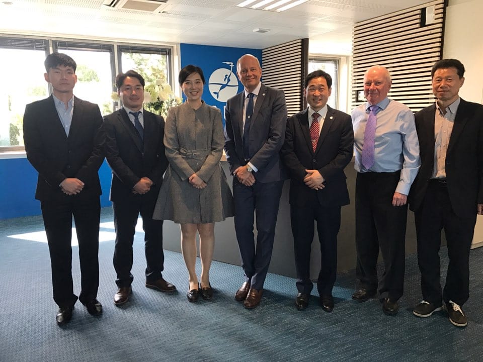 IALA事務局長表敬訪問 — 韓国代表団